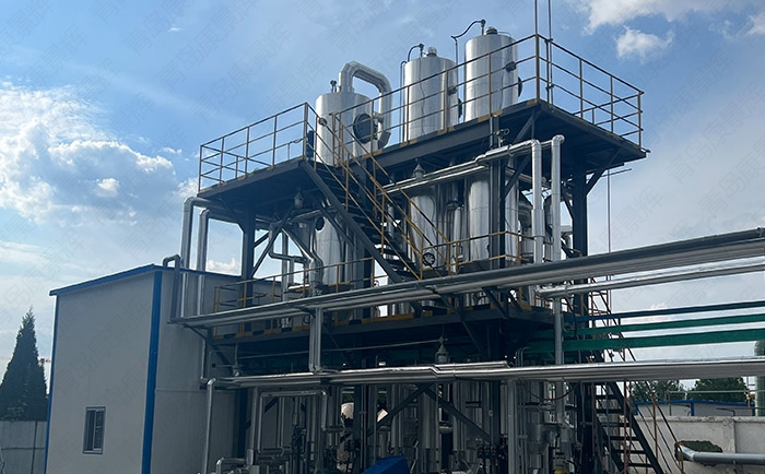 降膜蒸發(fā)結(jié)晶器的工藝流程 降膜蒸發(fā)結(jié)晶器的工藝流程